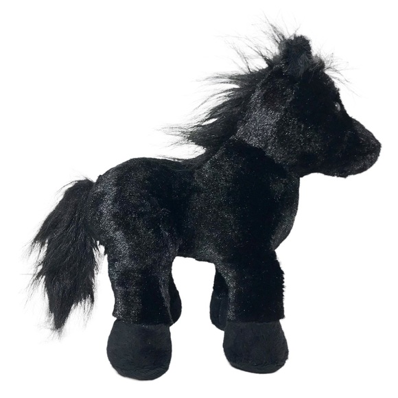 GANZ Webkinz Black Stallion Plush Toy Retired HM145  ~No Code~ - Picture 4 of 14